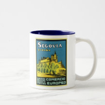 Segovia Espana Hotel Comercio Europeo Mug