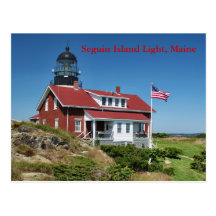 Seguin Island Light, Maine Postcard