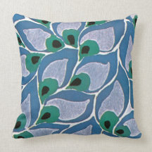 Seguy’s Art Deco Peacock - Pillow