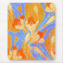 Seguy's Art Deco Orange Flowers - Mousepad