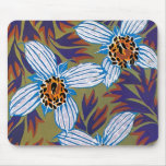 Seguy's Art Deco White Flower - Mousepad