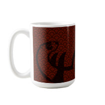 Seigaiha Ferret Mug by imaginingsbykristy Seigaiha Ferret Mug
