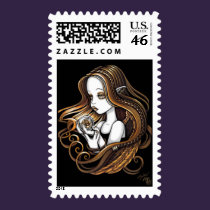 "Seika" Amber Rose Crystal Ball Angel Postage postage