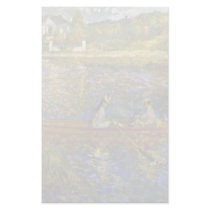 Seine At Asnères (Das Boot) By Pierre-Auguste Personalized Stationery