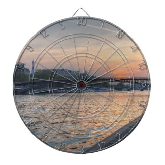 Seine sunset dartboards
