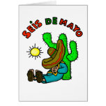 Seis de Mayo Day Afer Cinco de Mayo Card cards
