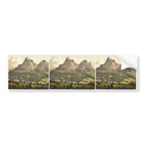 Seiz (i.e., Seis), with the Schlern, Tyrol, Austro Bumper Sticker