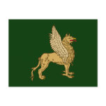 Seize griffin gryphon post card