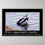 Seize opportunity with both of your hands print