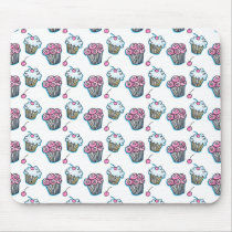 Seize The Cupcake mousepads by pinkinkart Seize The Cupcake mousepads