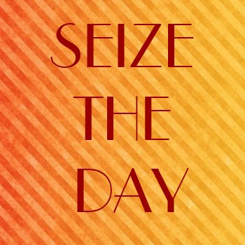 SEIZE THE DAY magnet