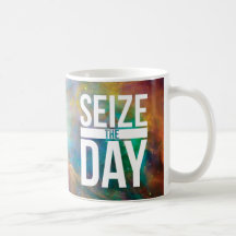 Seize the Day Nebula Coffee Mugs