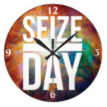 Seize the Day Nebula Wallclocks