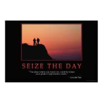 Seize The Day Poster posters