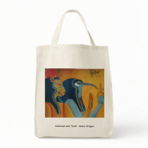 Sekhmet and Thoth grocery bag