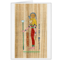 Sekhmet Papyrus Card cards