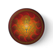 sekhmet solar hexagram button