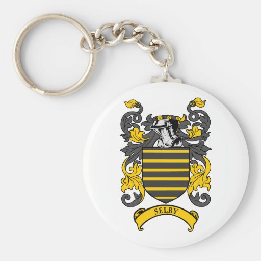 SELBY Coat of Arms Key Chain