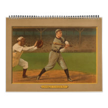 Seleccione 1911 tarjetas de béisbol de la era de o calendario de pared