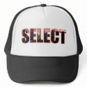 SELECT BLACK TRUCKER HAT by YABOYSELECT SELECT BLACK TRUCKER HAT