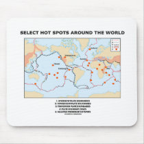 Select Hot Spots Around The World mousepads by wordsunwords Select Hot Spots Around The World mousepads