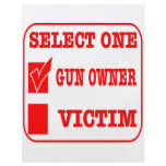 Select One Gun Owner or Victim flyers