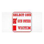 Select One Gun Owner or Victim photo cards
