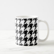 Select Your Color Houndstooth Pattern Mug
