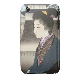 Selected Views of Kyoto, Moon at Nijo Castle iPhone 3 Cover