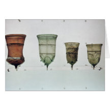 Selection of Frankish glasses, 4th-5th century Cards