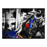 Selective Color Carousel-Blank Card