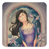 Selena Square Sticker