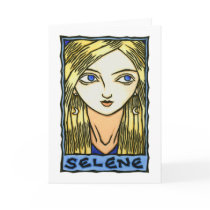 Selene Greeting Card