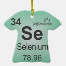 Selenium Individual Element of the Periodic Table Ornament