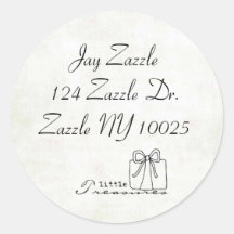 self address christmas sticker