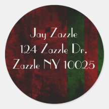 self address christmas sticker
