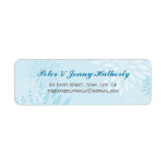 SELF-ADDRESSED LABELS :: modern dahlia 4 L