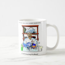 Self-Cleaning Husband (mens mug) by Dixie_McCorkell Self-Cleaning Husband (mens mug)