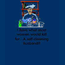 Self-cleaning Husband (women's) t-shirts