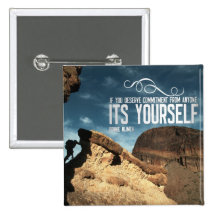 Self Commitment Inspirational Button