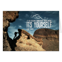 Self Commitment Inspirational Greeting Card