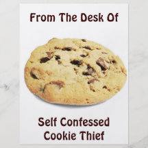 Self Confessed Cookie Thief! - Office Flyer