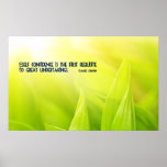 Self Confidence Motivational Quote Poster Print