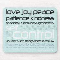 Self-Control Christian sexual purity mousepad