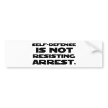 Self-Defense3 Bumper Stickers