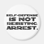 Self-Defense3 Washed Heavy Refrigerator Magnet
