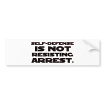 Self-Defense4 Bumper Stickers