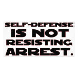 Self-Defense4 Photo Greeting Card