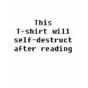 Self Destruct t-shirts