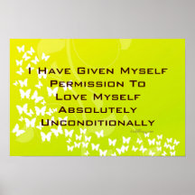 Self Love Matte Canvas Wall Art Print